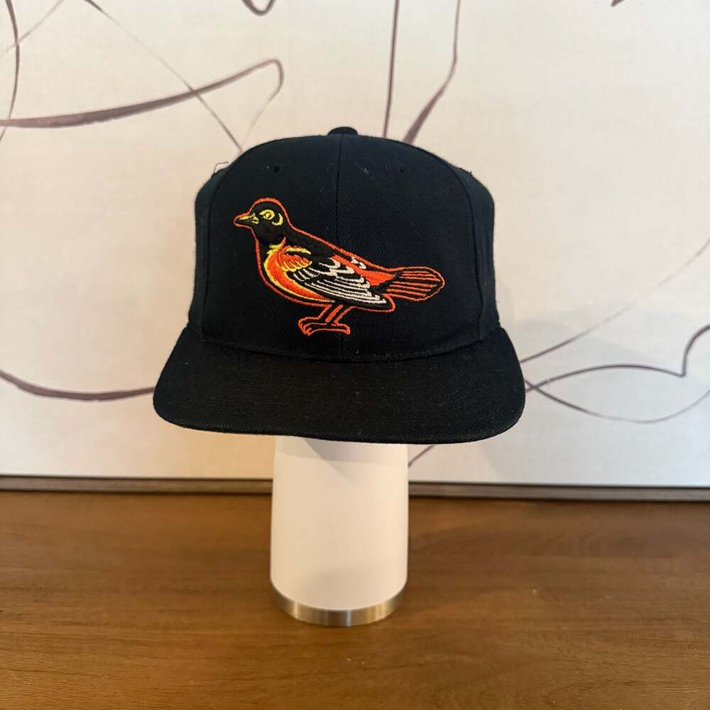 Vintage 90s Baltimore Orioles MLB Snapback Hat by Logo Athletic